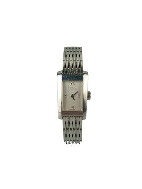 Gucci Watch Metro Silver Stainless Steel 2 Hand Quartz